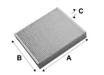 Filter,  salongiõhk VALEO ESSENTIAL 715658