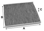 Filter,  salongiõhk VALEO PROTECT 715723