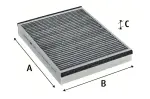 Filter,  salongiõhk VALEO PROTECT 715757