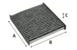 Filter,  salongiõhk VALEO PROTECT 715818