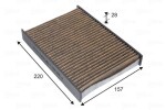 Filter,  salongiõhk VALEO PROTECT MAX 701034