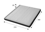 Filter,  salongiõhk VALEO ESSENTIAL 715655