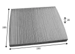  Filter,salongiõhk VALEO ESSENTIAL 715705