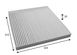 Filter,  salongiõhk VALEO ESSENTIAL 715706