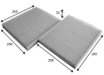  Filter,salongiõhk VALEO ESSENTIAL 715715