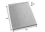 Filter,  salongiõhk VALEO ESSENTIAL 715740