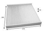 Filter,  salongiõhk VALEO ESSENTIAL 715742