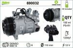 Kompressor,  kliimaseade VALEO CORE-FLEX 12V 690032
