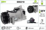 Kompressor,  kliimaseade VALEO CORE-FLEX 12V 690210