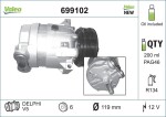 Kompressor,  kliimaseade VALEO CORE-FLEX 12V 699102