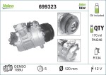 Kompressor,  kliimaseade VALEO CORE-FLEX 12V 699323
