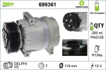 Kompressor,  kliimaseade VALEO CORE-FLEX 12V 699361