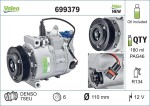 Kompressor,  kliimaseade VALEO CORE-FLEX 12V 699379