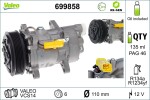 Kompressor,  kliimaseade VALEO RE-GEN - STANDARD EXCHANGE 12V 699858