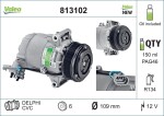 Kompressor,  kliimaseade VALEO CORE-FLEX 12V 813102