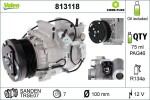 Kompressor,  kliimaseade VALEO CORE-FLEX 12V 813118
