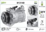 Kompressor,  kliimaseade VALEO ORIGINS NEW OE TECHNOLOGY 12V 813140