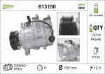 Kompressor,  kliimaseade VALEO CORE-FLEX 12V 813150