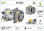 Kompressor,  kliimaseade VALEO CORE-FLEX 12V 813223