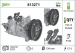 Kompressor,  kliimaseade VALEO ORIGINS NEW OE TECHNOLOGY 12V 813271
