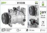 Kompressor,  kliimaseade VALEO CORE-FLEX 12V 813336