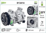 Kompressor,  kliimaseade VALEO CORE-FLEX 12V 813414