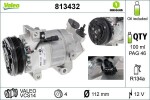 Kompressor,  kliimaseade VALEO ORIGINS NEW OE TECHNOLOGY 12V 813432