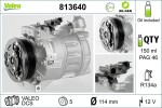 Kompressor,  kliimaseade VALEO RE-GEN - STANDARD EXCHANGE 12V 813640