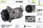Kompressor,  kliimaseade VALEO RE-GEN - STANDARD EXCHANGE 12V 813685