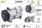 Kompressor,  kliimaseade VALEO RE-GEN - STANDARD EXCHANGE 12V 813910