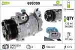 Kompressor,  kliimaseade VALEO CORE-FLEX 12V 699399