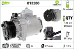 Kompressor,  kliimaseade VALEO CORE-FLEX 12V 813280