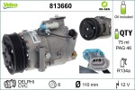 Kompressor,  kliimaseade VALEO RE-GEN - STANDARD EXCHANGE 12V 813660