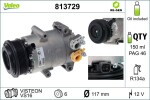 Kompressor,  kliimaseade VALEO RE-GEN - STANDARD EXCHANGE 12V 813729