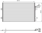 VALEO Kondensaator,  kliimaseade 814323