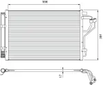 VALEO Kondensaator,  kliimaseade 814394