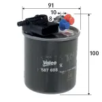 VALEO  Kütusefilter 587608