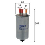 VALEO Kütusefilter 587615