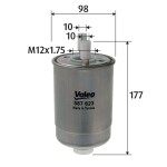 VALEO Kütusefilter 587623