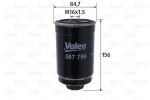 VALEO Kütusefilter 587759