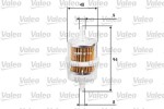 VALEO Kütusefilter 587013