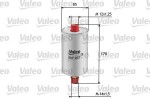 VALEO Kütusefilter 587207