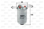 VALEO  Kütusefilter 587507