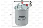 VALEO Kütusefilter 587510