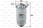 VALEO  Kütusefilter 587546