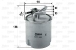 VALEO Kütusefilter 587564