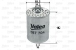 VALEO Kütusefilter 587704