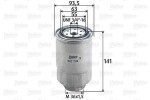 VALEO  Kütusefilter 587709