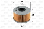 VALEO Kütusefilter 587906