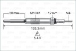 VALEO Hõõgküünal 5,  4V 345243